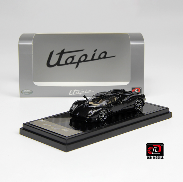 [Pre-Order][1/64 Scale]Pagani Utopia by LCD Models[Carbon Black]