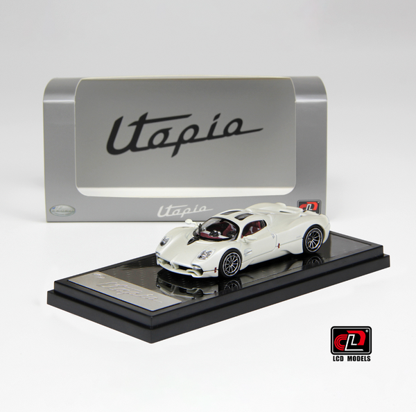 [Pre-Order][1/64 Scale]Pagani Utopia by LCD Models [White]