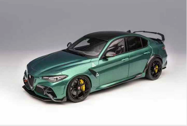 [Pre-Order][1/18 Scale]Alfa Romeo Giulia GTAm by MOTORHELIX Models[Montreal Green]